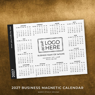 Calendrier Magnétique Logo d'Entreprise 2027