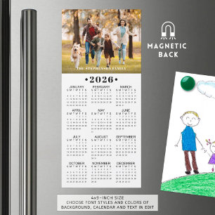 Calendrier Magnétique Personnalisé 2026