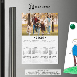 Calendrier Magnétique Personnalisé 2026