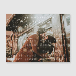 Calendrier Magnétique Personnalisé avec Photo 2027