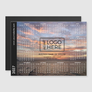 Calendrier magnétique personnalisé avec photo et l