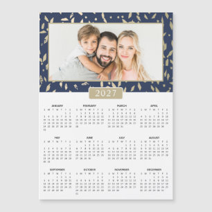 Calendrier magnétique personnalisé avec photo Navy