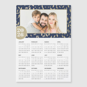 Calendrier magnétique photo personnalisé 2026 Mari