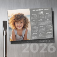Calendrier magnétique - Photo Pleine Année Vue Mod