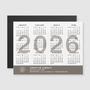 Calendrier Magnétique sur Mesure pour Entreprises 