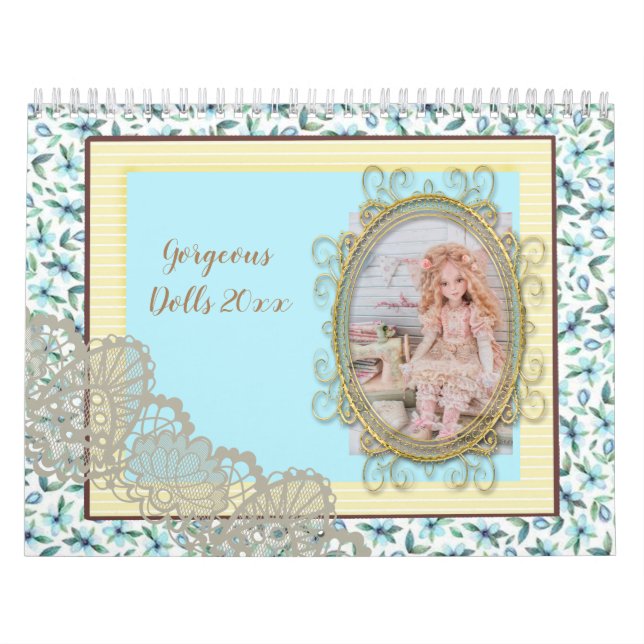 Calendrier Magnifique Dolls Moderne Élégant (Protection)