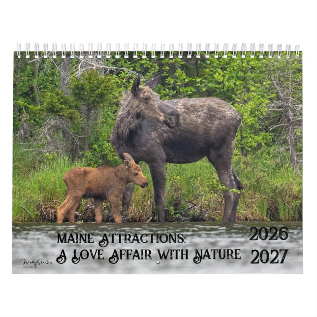 Calendrier Maine Attractions 2026-2027 Calendar (Protection)