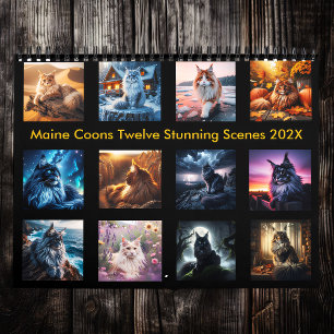 Calendrier Maine Mystique : Douze Scènes Étonnantes 202X