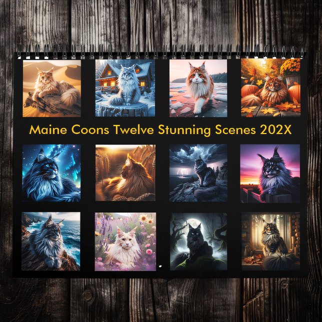 Calendrier Maine Mystique : Douze Scènes Étonnantes 202X (Créateur téléchargé)