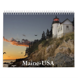 Calendrier Maine-USA