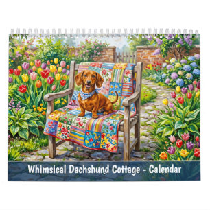Calendrier Maisonnette capricieuse pour teckel