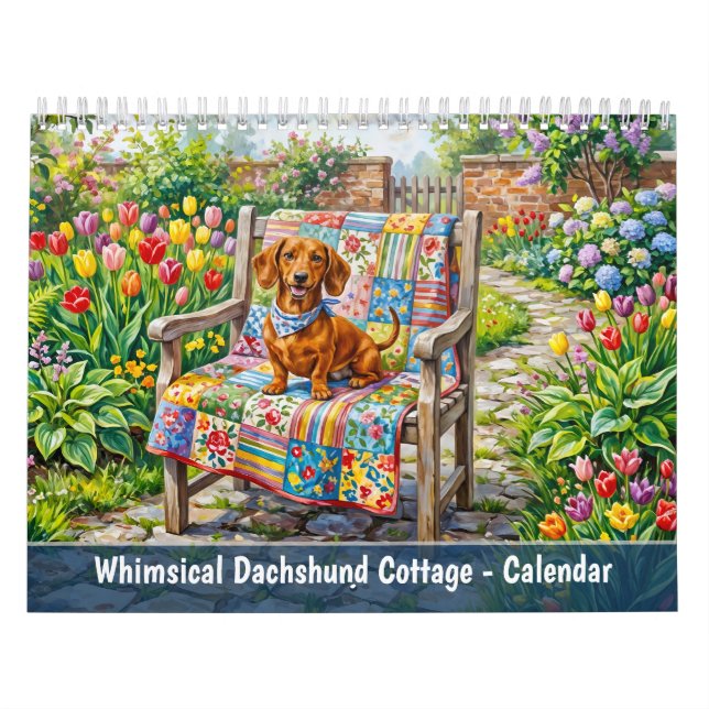 Calendrier Maisonnette capricieuse pour teckel (Protection)