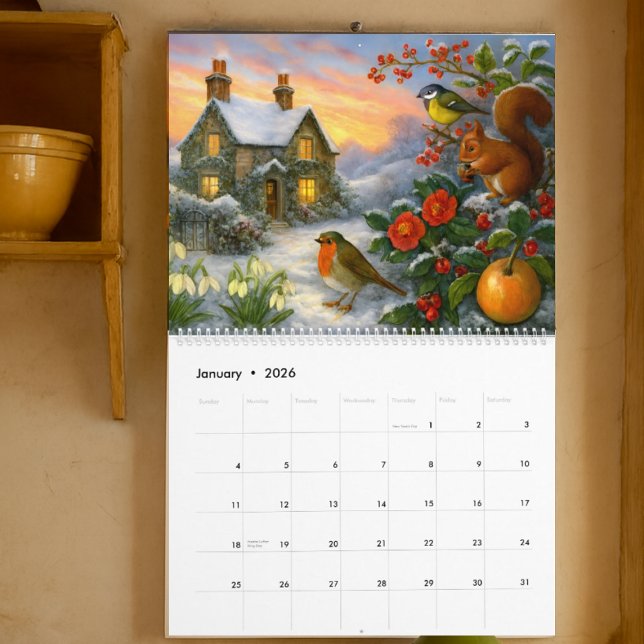Calendrier Maisons et jardins de l'ère victorienne (Créateur téléchargé)