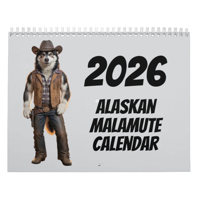 Calendrier Malamute Calendar (Protection)