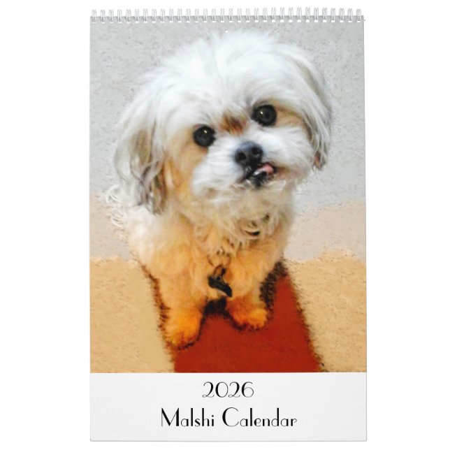 Calendrier Malshi 2026 Concevez Votre Propre (Protection)