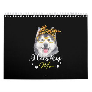 Calendrier Maman de Husky Leopard Print Dog Lover Venin