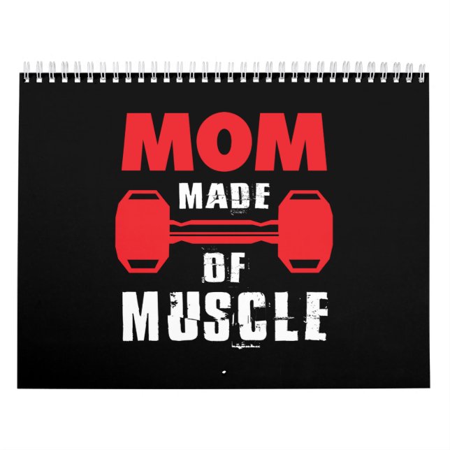 Calendrier maman faite de muscle (Protection)