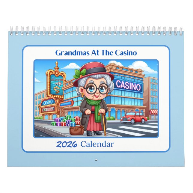Calendrier Mamies au casino 2026  (Protection)