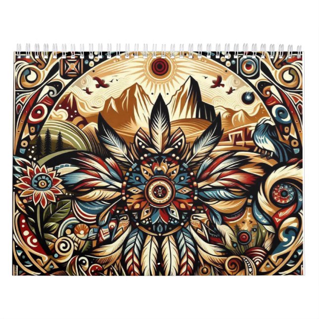 Calendrier Mandalas amérindiens (Protection)