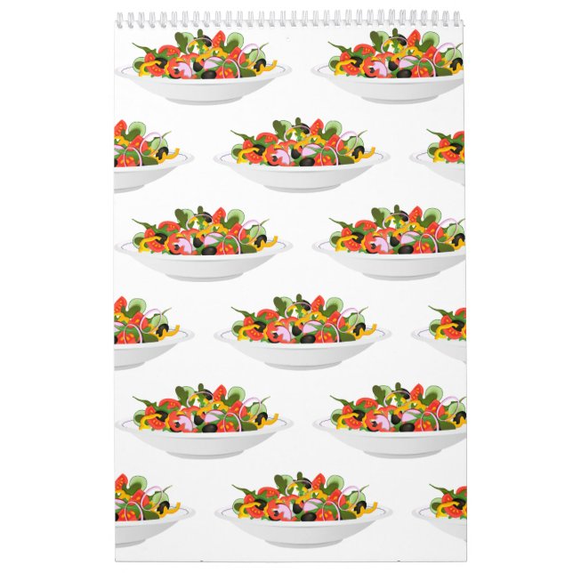 Calendrier Mangez plus de plantes frais motivation salade let (Protection)