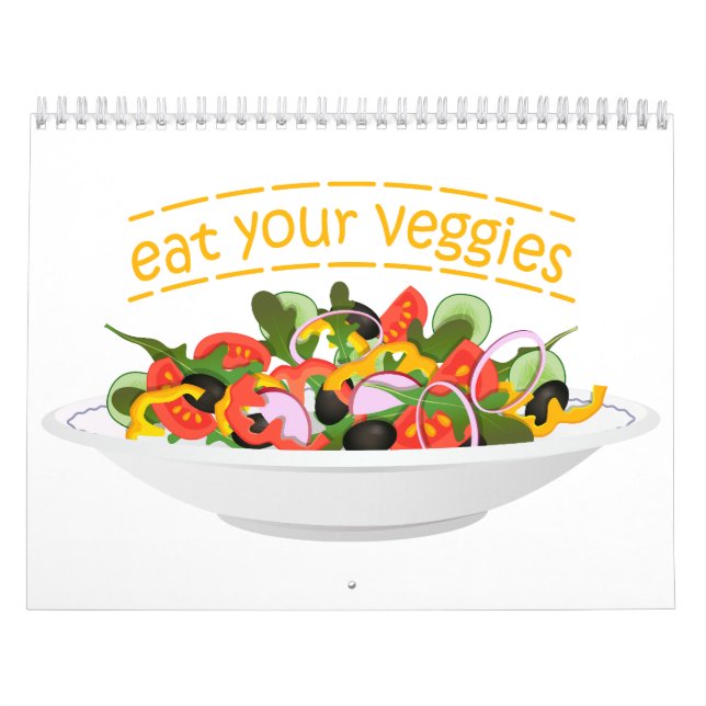Calendrier Mangez vos Légumes Citer salade fraîche mélange bo (Protection)