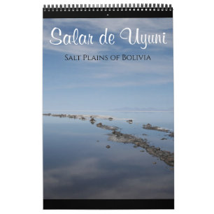 Calendrier marais salants d'Uyuni