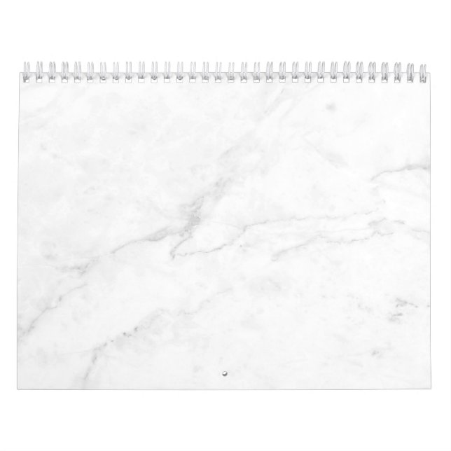 Calendrier Marbre Blanc (Protection)