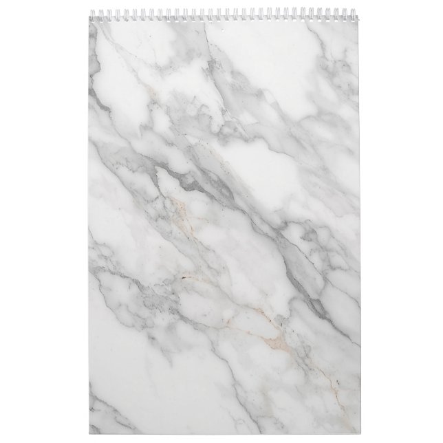 Calendrier Marbre Blanc (Protection)