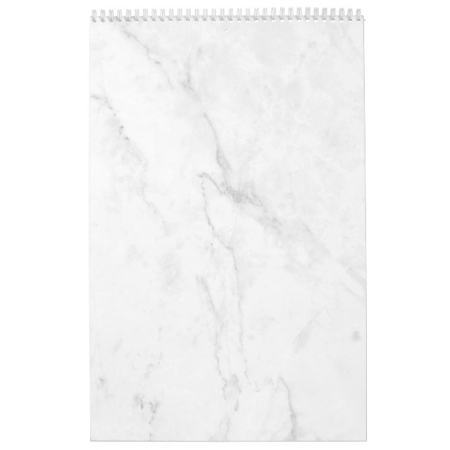 Calendrier Marbre Blanc (Protection)
