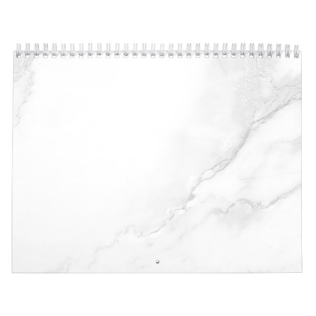 Calendrier Marbre Blanc (Protection)
