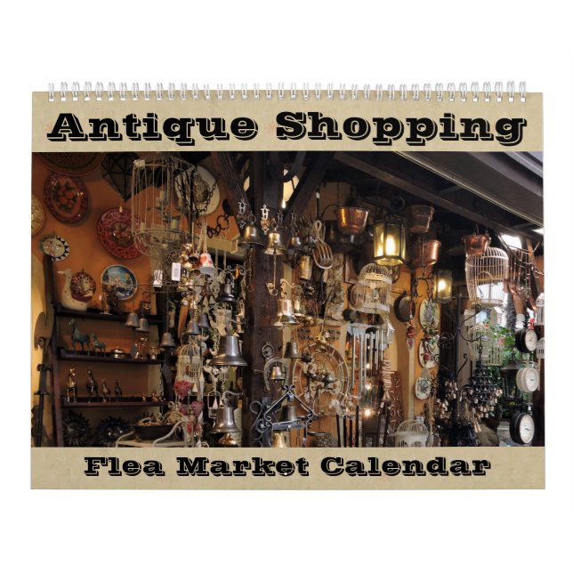 Calendrier Marché aux puces d'antiquités & Recherche Vintage  (Protection)