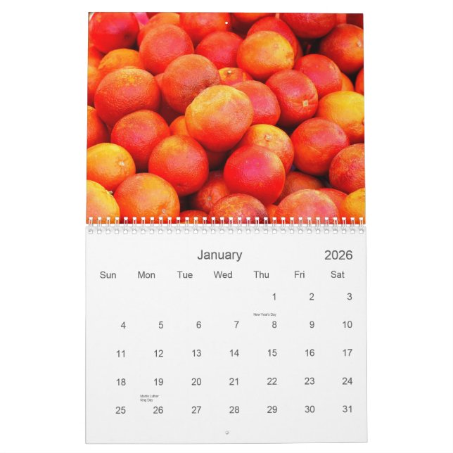 Calendrier Marché d'agriculteurs (Jan 2026)