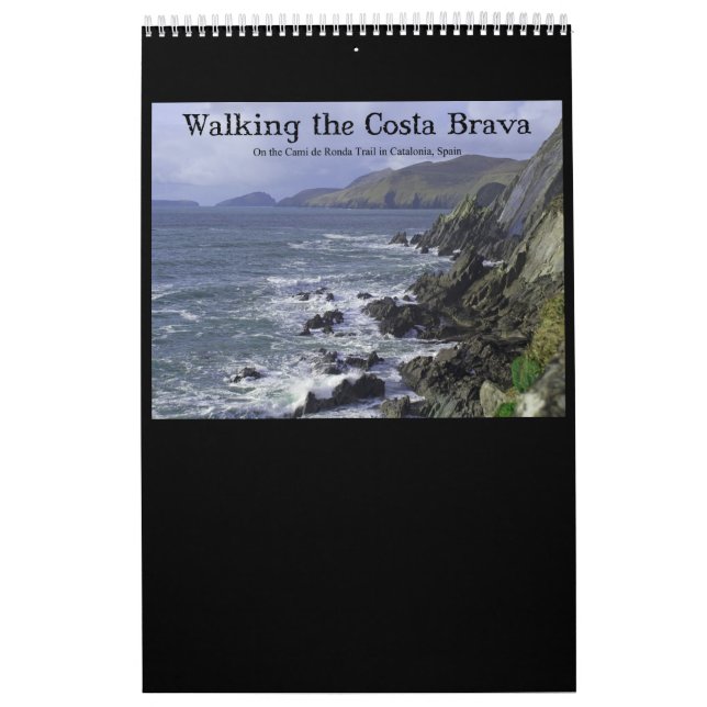 Calendrier Marcher sur la Costa Brava de Catalogne Espagne (Protection)