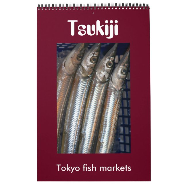 Calendrier marches aux poissons de tsukiji (Protection)