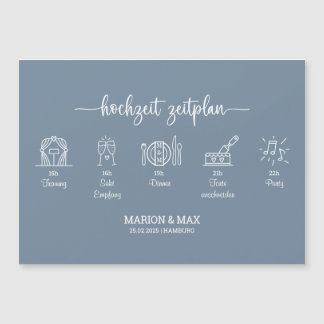 Calendrier Mariage Dusty Blue 01