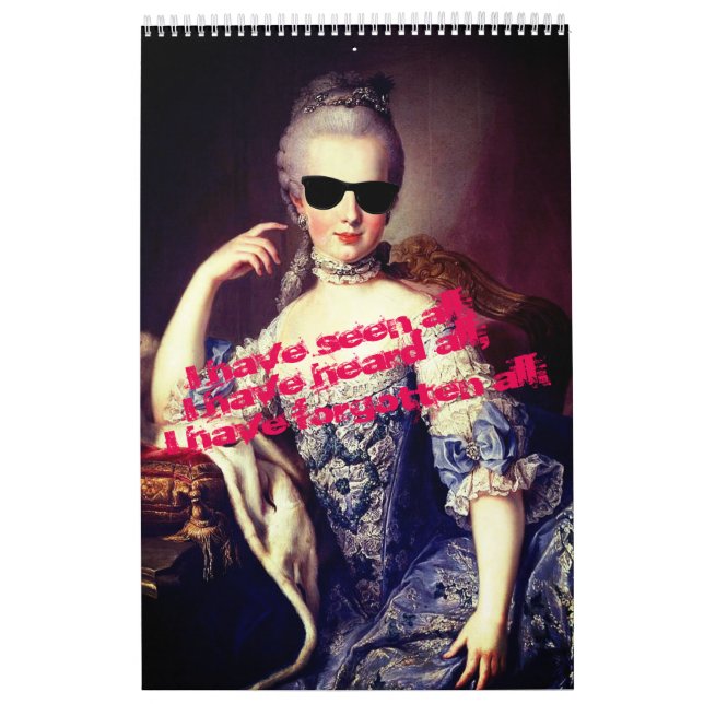 Calendrier Marie Antoinette - Madame de Pompadour Quotes (Protection)