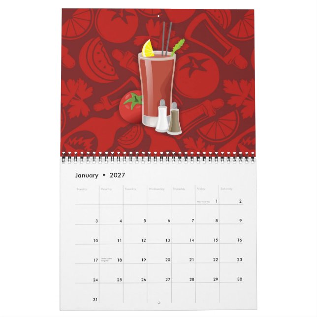 Calendrier Marie sanguinaire (Jan 2027)