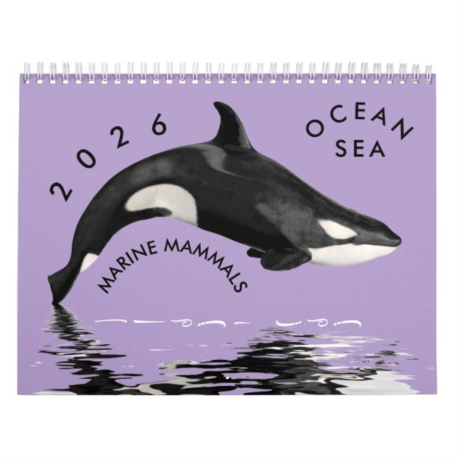 Calendrier Marine mammals calendar (Protection)
