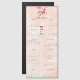 Calendrier marron 2026 'Tirez-en tout le jus'