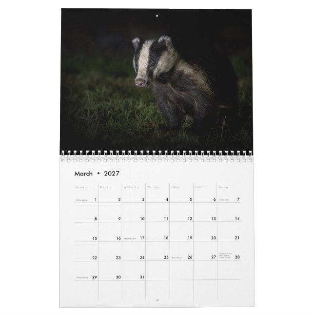 Calendrier Mart R Porter 2021 (Mar 2027)