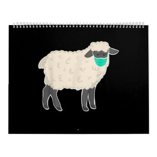 Calendrier Masque simple à porter pour les moutons Cadeau a