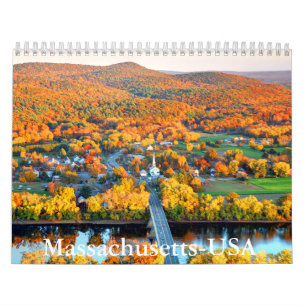 Calendrier Massachusetts-USA