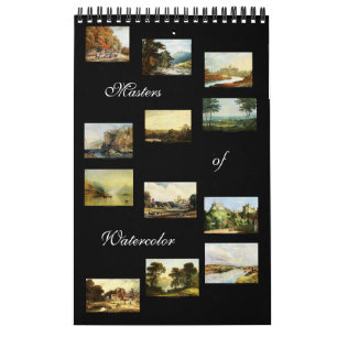 Calendrier Masters of Watercolor 2024 Home Décor Art Calendar