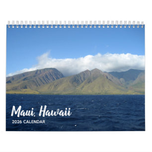 Calendrier Maui Hawaii Belle Plage Photographie 2026 Mur