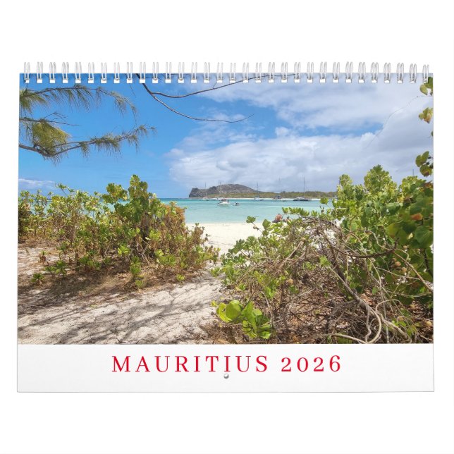 Calendrier Maurice 2026 (Protection)