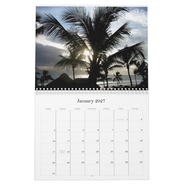 Calendrier Mazatlan Mexique (Jan 2027)