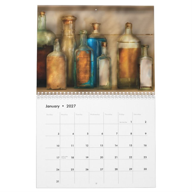 Calendrier Médecine (Jan 2027)