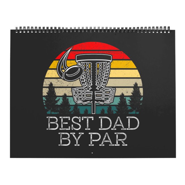 Calendrier Meilleur papa par Par papa Disk Golf (Protection)