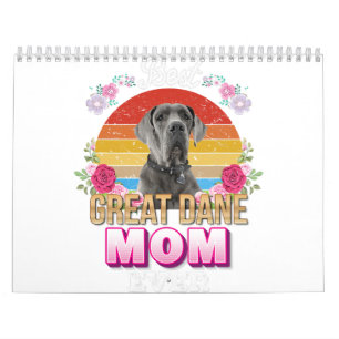 Calendrier meilleure mère de chien jamais grand dane amant fl