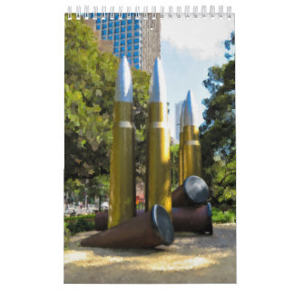 Calendrier Mémorial vintage de Hyde Park à Sydney